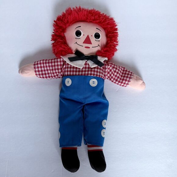 Set of 2 Playskool Vintage 80s Raggedy Ann Doll and Raggedy Andy Doll 12" *READ* - Picture 5 of 16